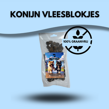 GRAANVRIJ - KONIJN VLEESBLOKJES
