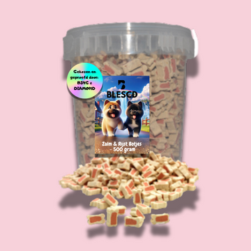 Zalm & Rijst Botjes - 500 gram
