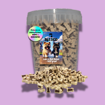 Lam & Rijst Botjes - 500 gram