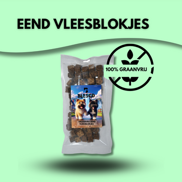 GRAANVRIJ-  EEND VLEESBLOKJES